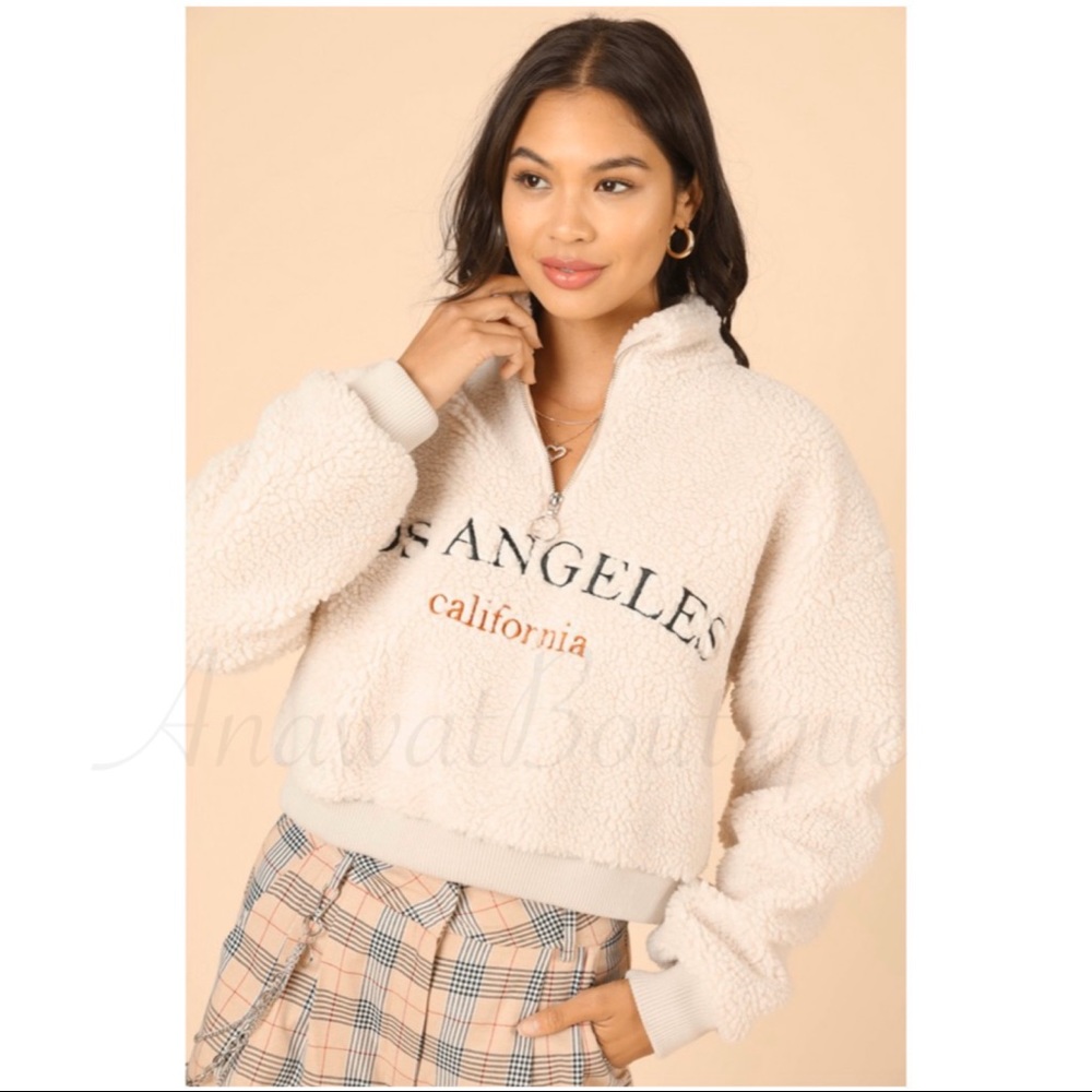 Gracie Sherpa Pullover Hoodie - Picture 2 of 8